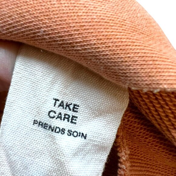 Avec Les Filles Shirt Jacket Shacket Button Down Coat Orange Size Large - Picture 12 of 12